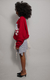 Vestido camisa e babado - mea