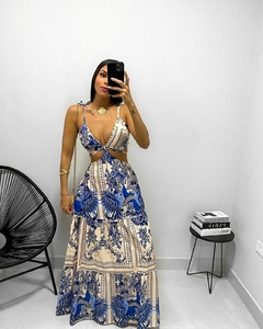 Vestido Mavie Bege