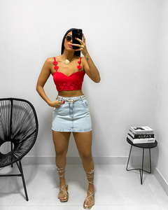 Saia Jeans Praiana