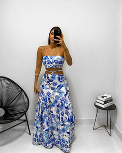 Vestido Samantha Azul - comprar online