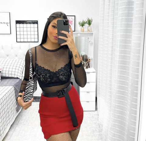 Body Tule Preto - comprar online