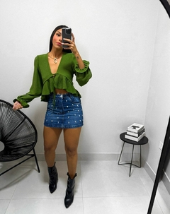 Cropped Bata Saryn Verde