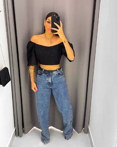 Calça Wide Leg Fer
