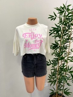 Cropped Tee Enjoy off