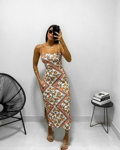 Vestido Midi Insp Farm Tigre