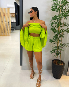 Conjunto Plissado Premium - Paula Regina Store