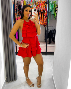 Vestido Marie Babados na internet