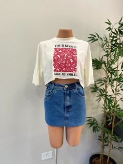 Cropped Tee Red