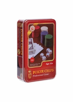 Juego Pocker Caja + Dados + Cartas en internet