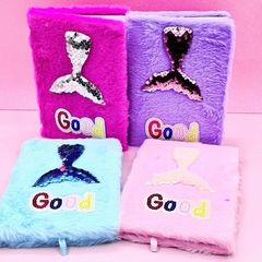 Cuaderno Peluche Cola Sirena Mariposa - comprar online