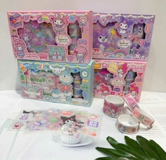 Kit washitape y stickers Kuromi