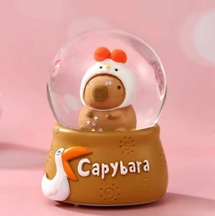 Esfera cristal Capybara nieve 7cm