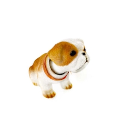 Perro Bulldog Mueve Cabeza Mediano Felpa - tienda online