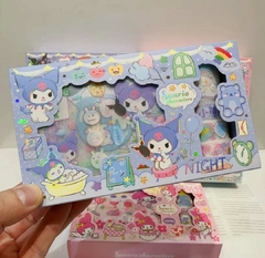 Kit washitape y stickers Kuromi - comprar online