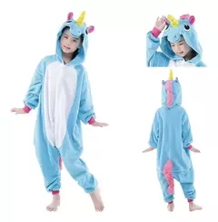 Kigurumi UNICORNIO CELESTE para niños en internet