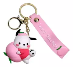 Llavero SANRIO DURAZNO silicona