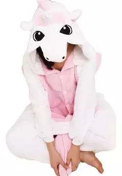 Kigurumi UNICORNIO ROSA Adulto - comprar online