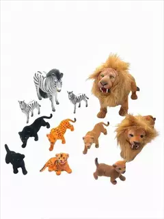 Mini ANIMALES de SELVA de Felpa - comprar online