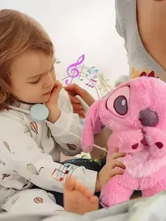 Peluche Stitch con respiración realista - luces musicales en internet