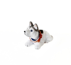 Perro Siberiano Mueve Cabeza Felpa Chico