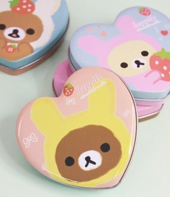 Mini Latas RILAKKUMA y KORILAKKUMA con Forma de Corazón
