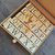 Kit de Carimbos Alfabeto 26 letras - 1 Mini - 1 Divisor