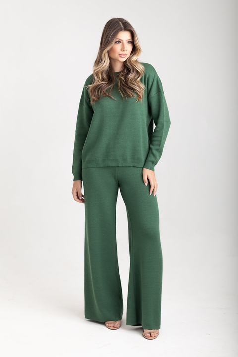 Conjunto Tricot Modal Elisa Verde - comprar online