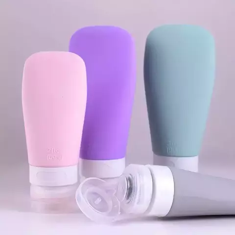 SET DE MINI BOTELLAS DE SILICONA X4 (60ML)