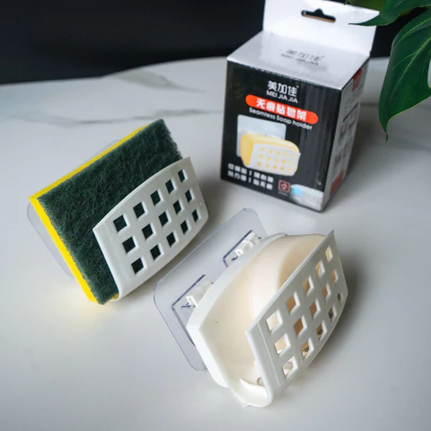 SOPORTE ADHESIVO PARA JABON O ESPONJA