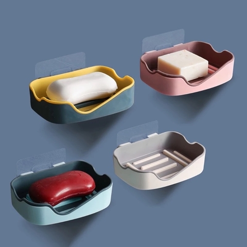 JABONERA AUTO ADHESIVA DOBLE CAPA