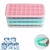 CUBETERA DE HIELO DE SILICONA CON TAPA (24 CUBOS) - tienda online