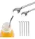 SET DE CUCHARA SORBETE CON CEPILLO X6 - comprar online