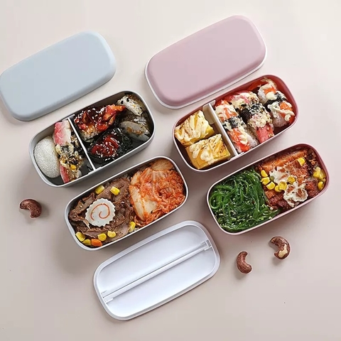 MINI LUNCH BOX ECOLOGICO DE 2 PISOS