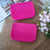 PORTA COSMETICO DE SILICONA COLOR FUCSIA - tienda online