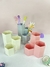PORTA LAPICES HEXAGONAL CON 3 DIVISIONES