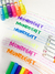 RESALTADOR RODILLO CON FORMAS DOBLE PUNTAS (6 UNIDADES) - MUNDO GIFT