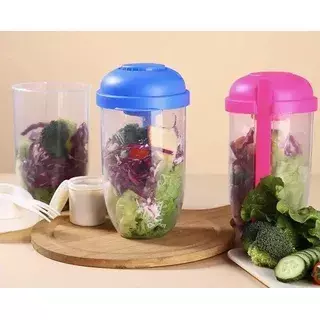 VASO CONTENEDOR PARA ENSALADA Y FURTAS