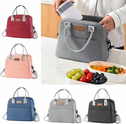 LUNCHERA TERMICA CON MANIJAS - comprar online