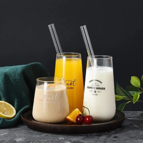 SORBETES DE VIDRIO CON LIMPIADOR (7 UNIDADES)