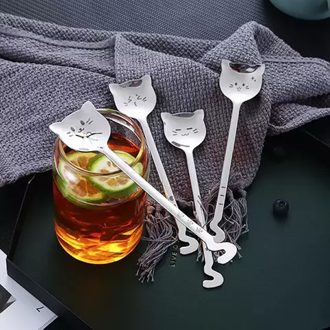 CUCHARA GATO (ACERO INOXIDABLE) - comprar online