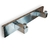 Percha doble Ray acerada bronce