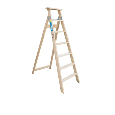 Escalera de pino 6 escalones - comprar online