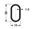 Cano oval hierro placard reforzado en internet