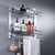 Organizador doble bano aluminio - comprar online