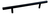 Manija Barral 64mm Negra Acero Inox x50 UNIDADES - Arfe S.A.