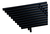 Manija Barral 64mm Negra Acero Inox x50 UNIDADES en internet