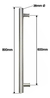 Manijon Barral Acero Inox 80cm X 2 UNIDADES - Arfe S.A.