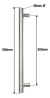 Manijon Barral Acero Inox 50cm x2 UNIDADES - tienda online