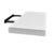 Estante flotante de 80x25 BLANCO