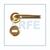 Manija America doble balancin dorada - comprar online